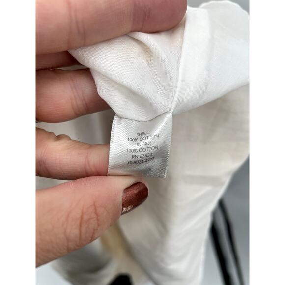 CHRISTOPHER & BANKS NWT Yellow & White Striped Midi Dress // 16 - Picture 8 of 10